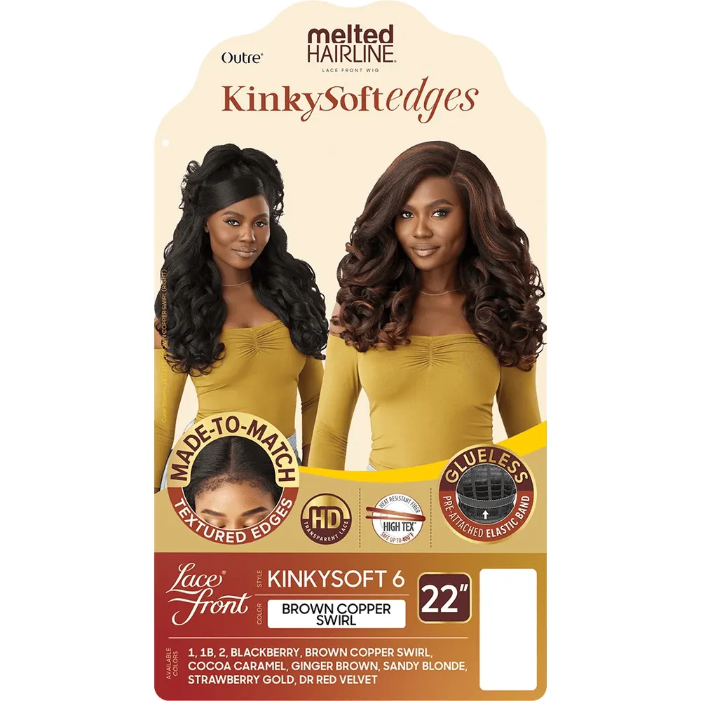 Outre Melted Hairline Kinky Soft Edges HD Lace Front Wig Kinky Soft 6 - Image 7