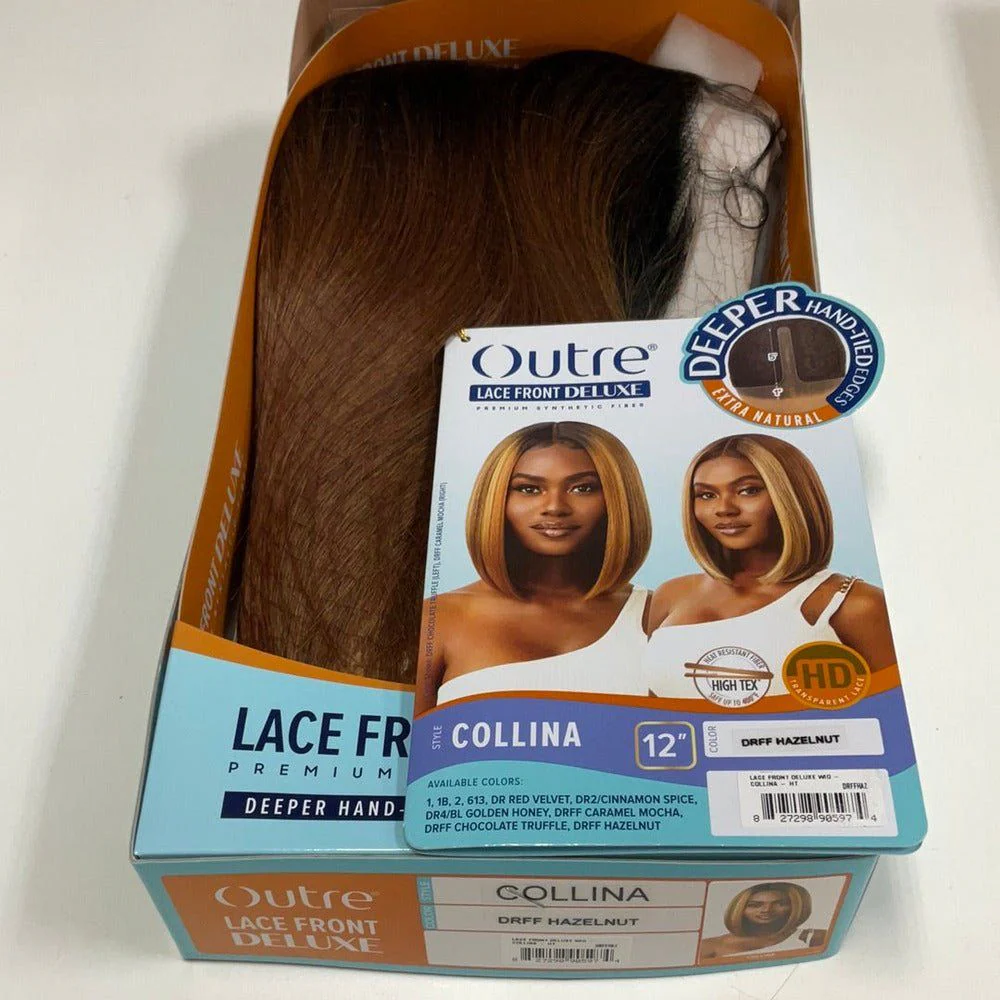 Outre Lace Front Deluxe Premium Synthetic HD Lace Front Wig - Collina 12" - Image 10
