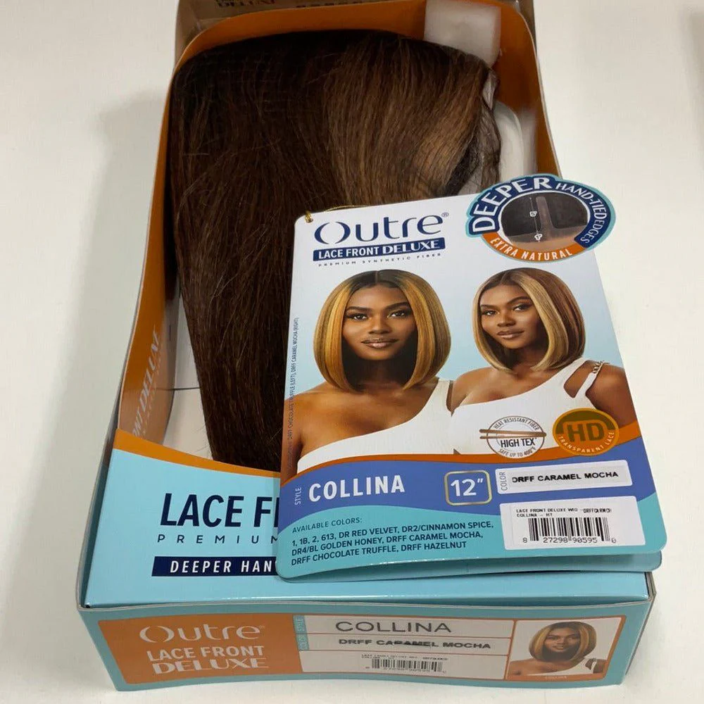 Outre Lace Front Deluxe Premium Synthetic HD Lace Front Wig - Collina 12" - Image 11
