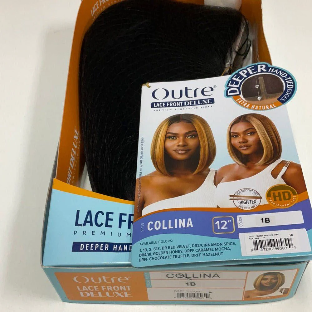 Outre Lace Front Deluxe Premium Synthetic HD Lace Front Wig - Collina 12" - Image 13