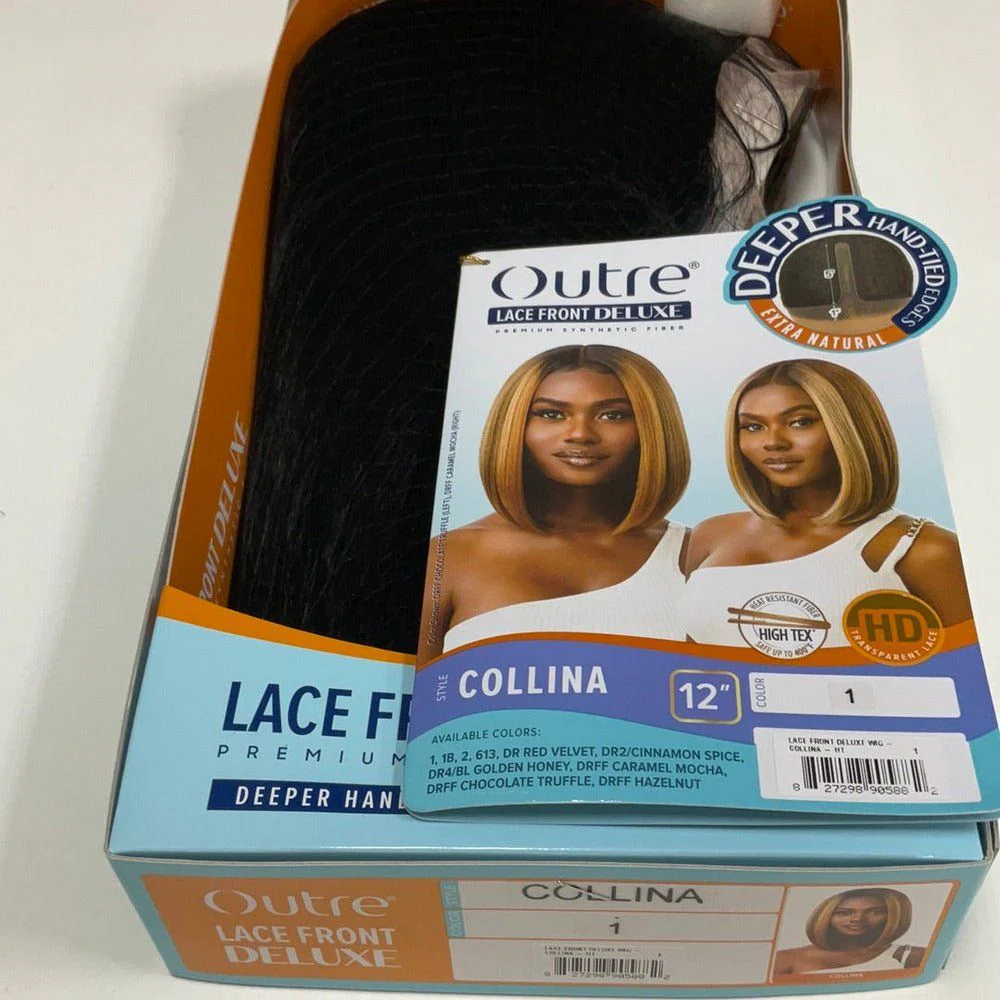 Outre Lace Front Deluxe Premium Synthetic HD Lace Front Wig - Collina 12" - Image 14