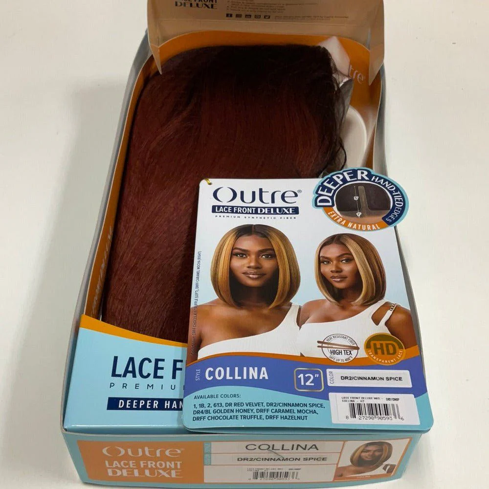 Outre Lace Front Deluxe Premium Synthetic HD Lace Front Wig - Collina 12" - Image 7