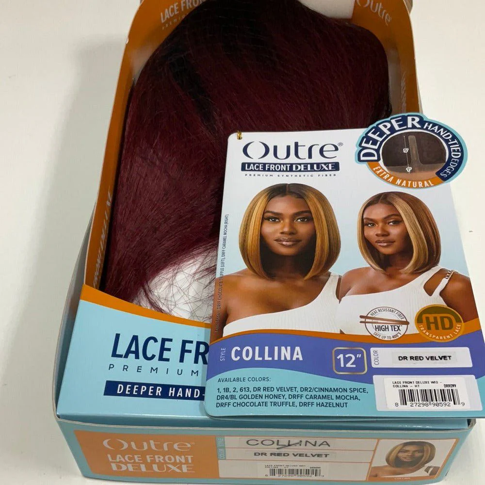 Outre Lace Front Deluxe Premium Synthetic HD Lace Front Wig - Collina 12" - Image 8