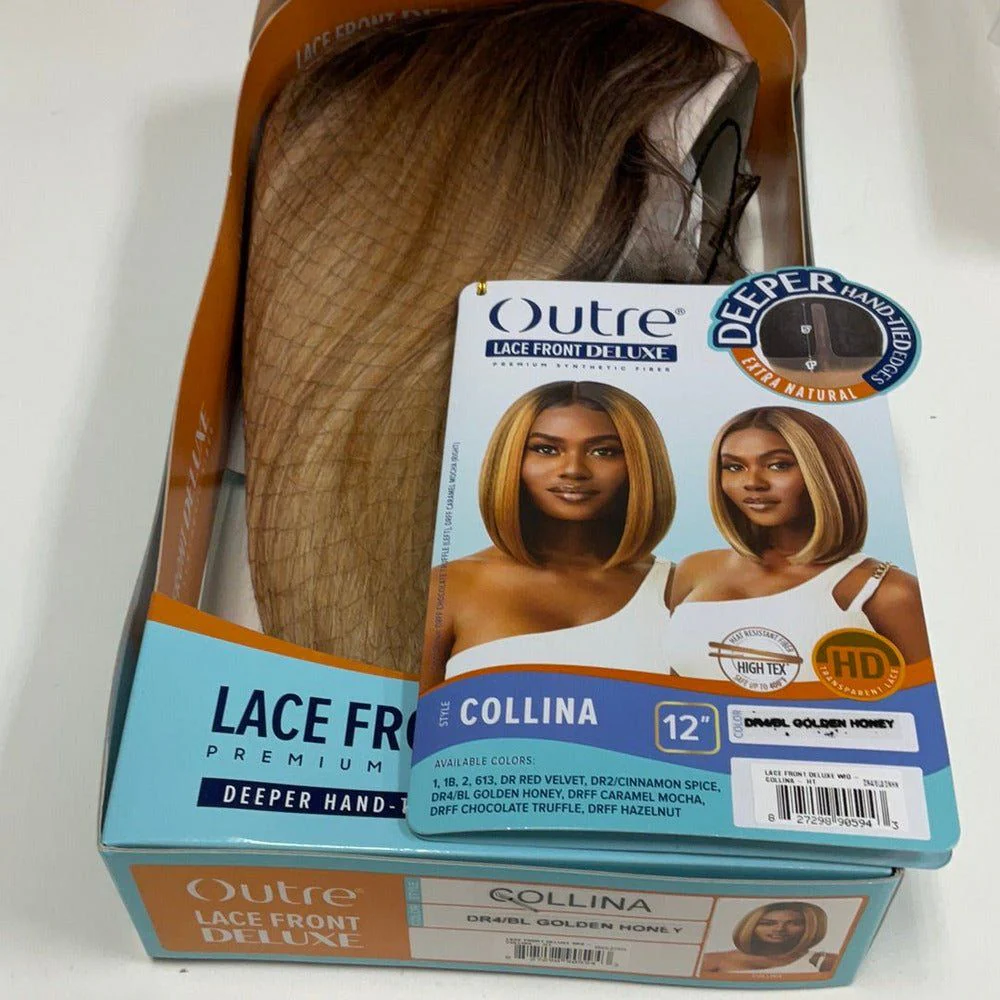 Outre Lace Front Deluxe Premium Synthetic HD Lace Front Wig - Collina 12" - Image 9