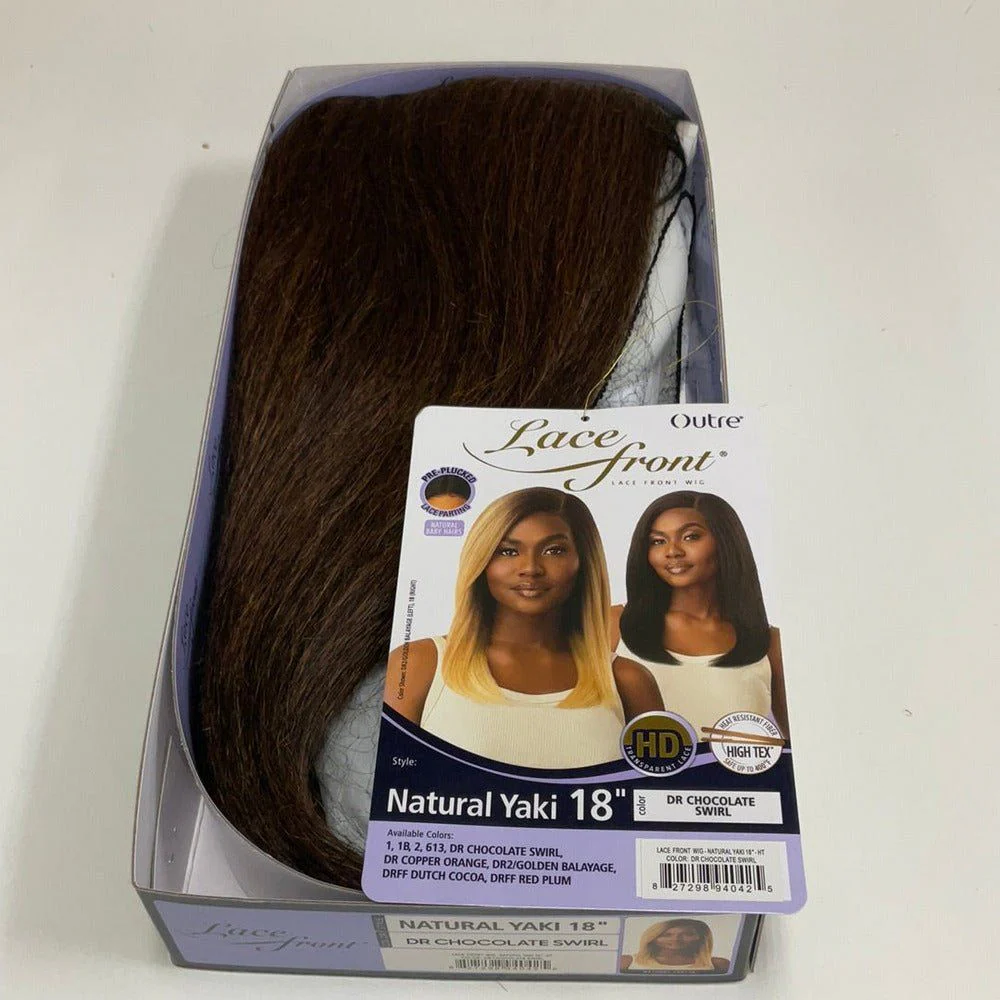 Outre Lace Front HD Synthetic Lace Front Wig - Natural Yaki 18" - Image 13