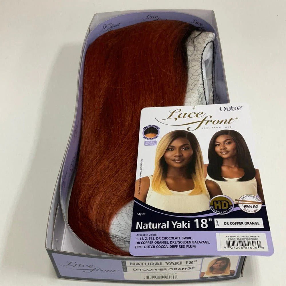 Outre Lace Front HD Synthetic Lace Front Wig - Natural Yaki 18" - Image 14