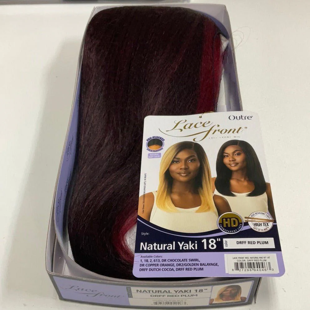 Outre Lace Front HD Synthetic Lace Front Wig - Natural Yaki 18" - Image 7
