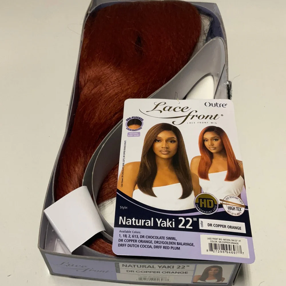 Outre Lace Front Synthetic Lace Wig - Natural Yaki 22" - Image 11