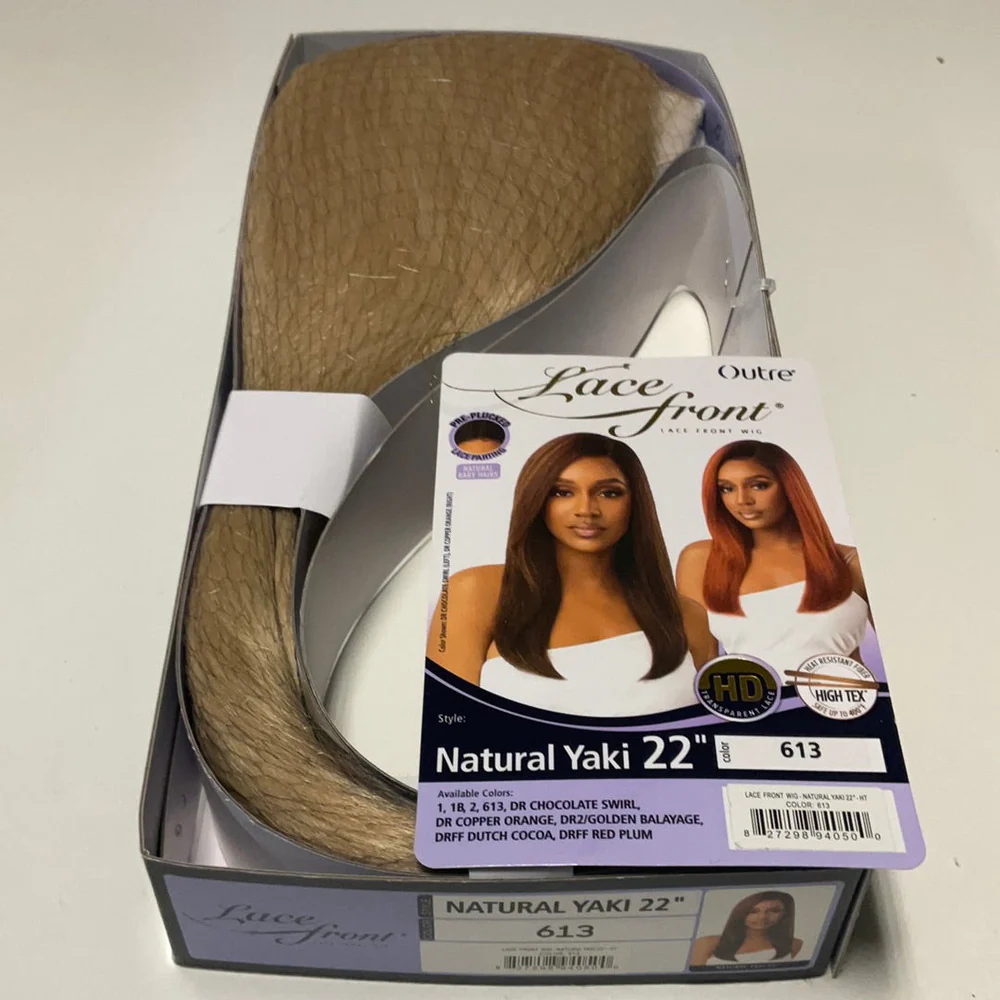 Outre Lace Front Synthetic Lace Wig - Natural Yaki 22" - Image 12