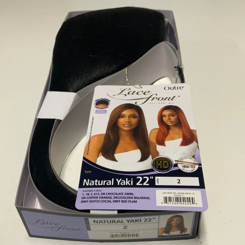Outre Lace Front Synthetic Lace Wig - Natural Yaki 22" - Image 13