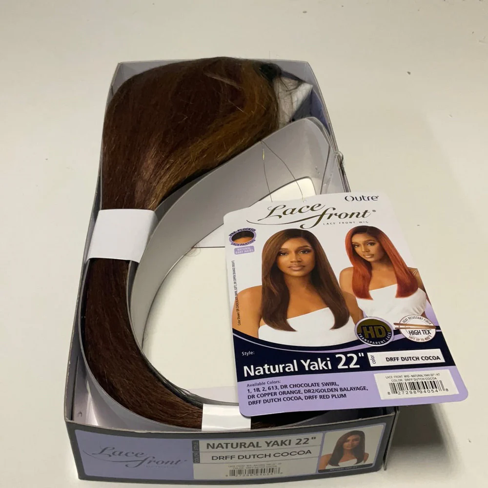 Outre Lace Front Synthetic Lace Wig - Natural Yaki 22" - Image 14