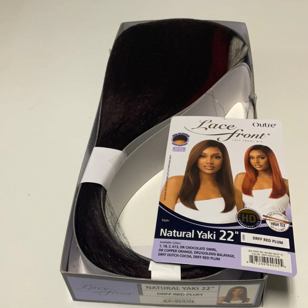 Outre Lace Front Synthetic Lace Wig - Natural Yaki 22" - Image 15