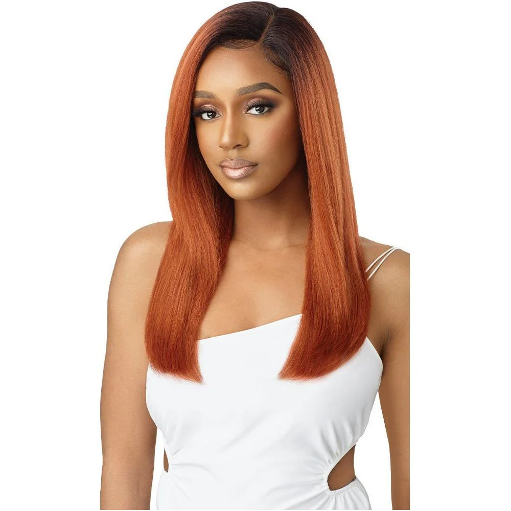 Outre Lace Front Synthetic Lace Wig - Natural Yaki 22" - Image 2