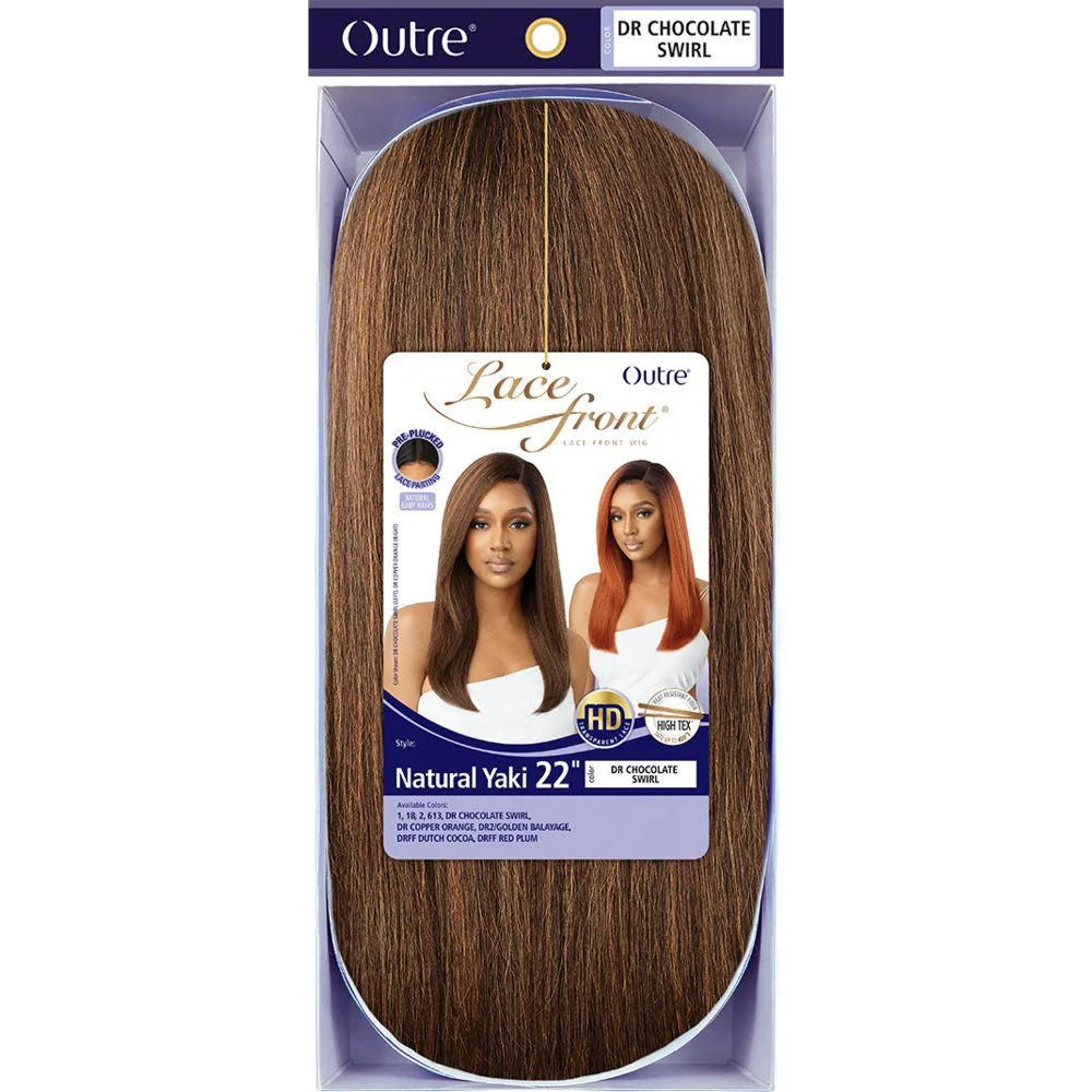 Outre Lace Front Synthetic Lace Wig - Natural Yaki 22" - Image 5