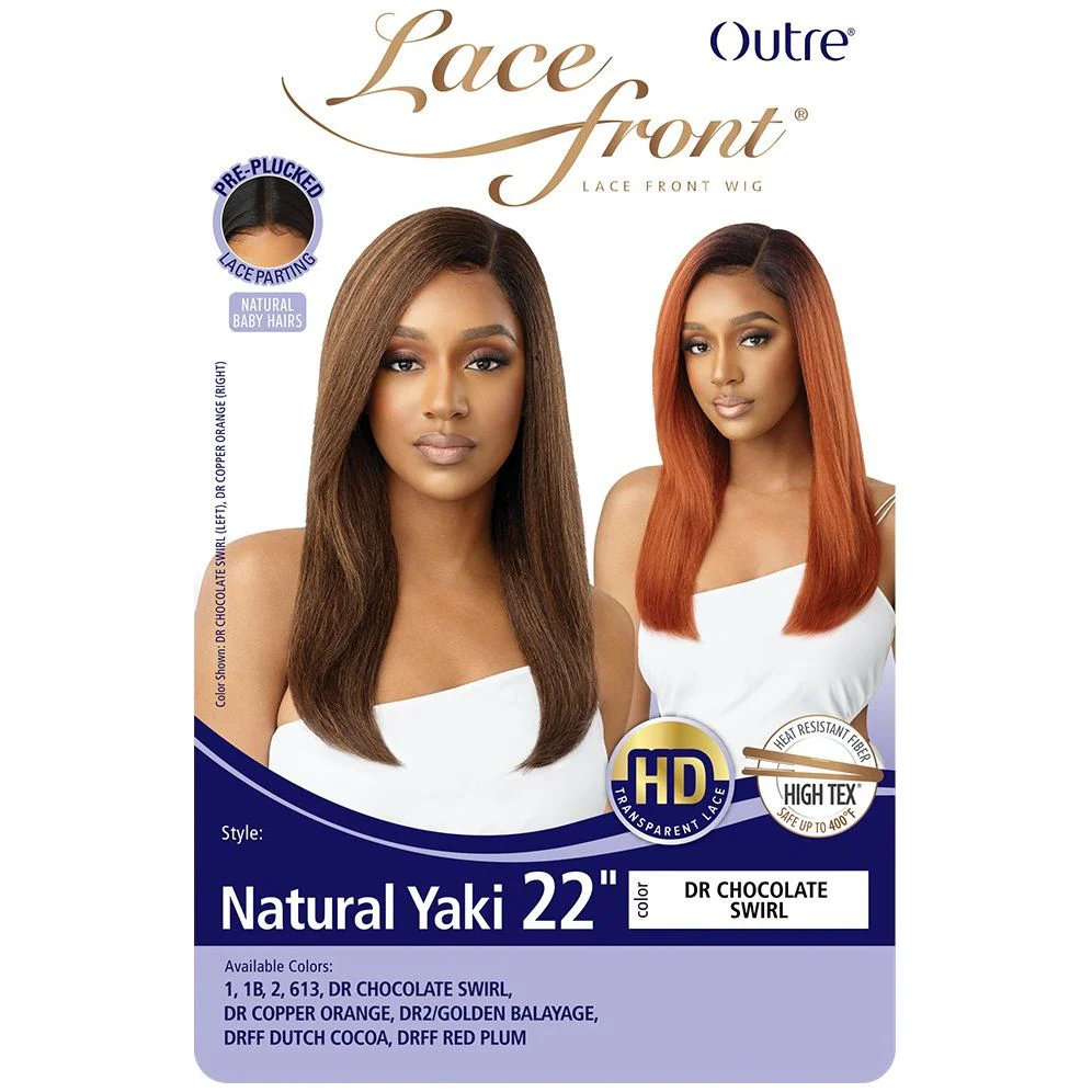 Outre Lace Front Synthetic Lace Wig - Natural Yaki 22" - Image 6
