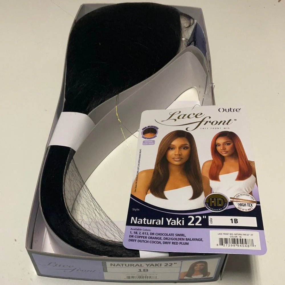 Outre Lace Front Synthetic Lace Wig - Natural Yaki 22" - Image 8