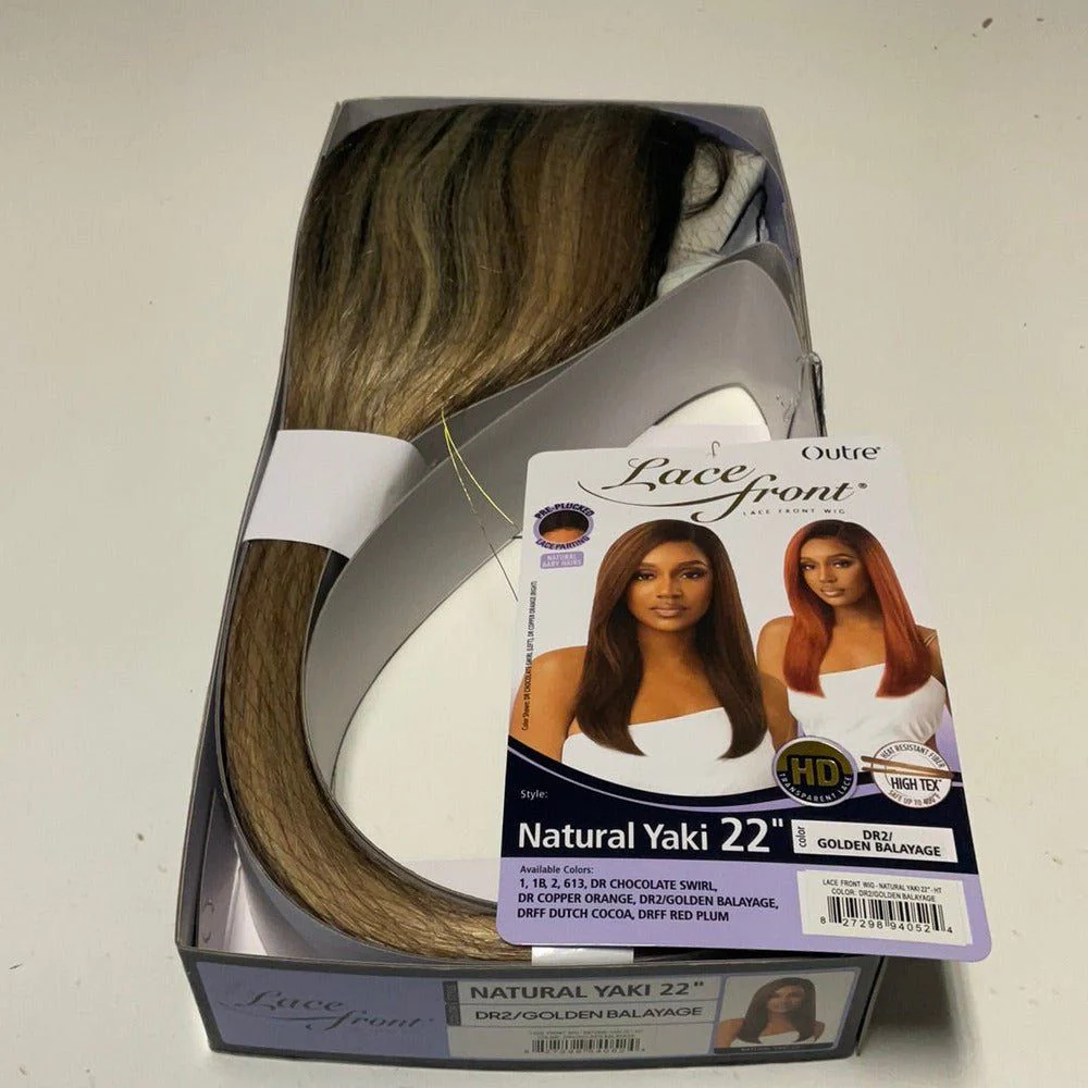 Outre Lace Front Synthetic Lace Wig - Natural Yaki 22" - Image 9