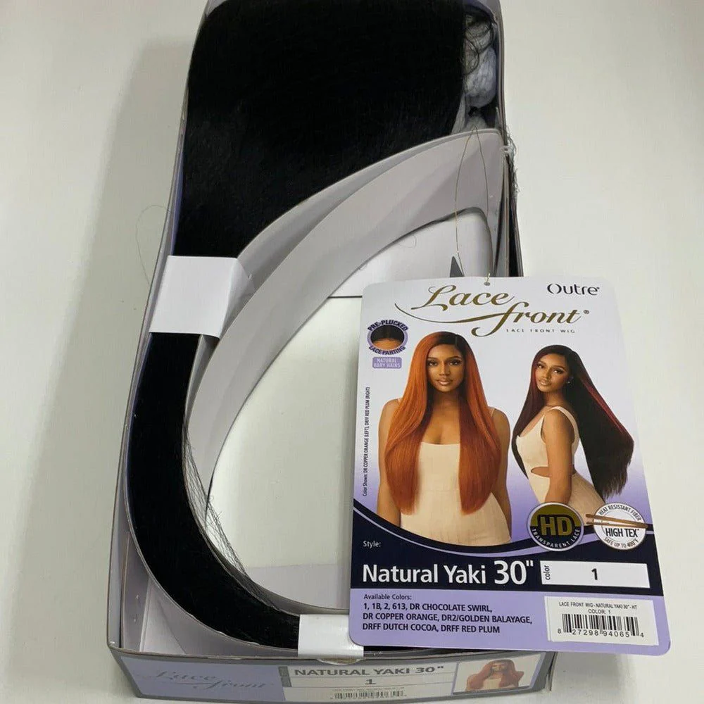 Outre Lace Front Synthetic Lace Wig - Natural Yaki 30" - Image 10