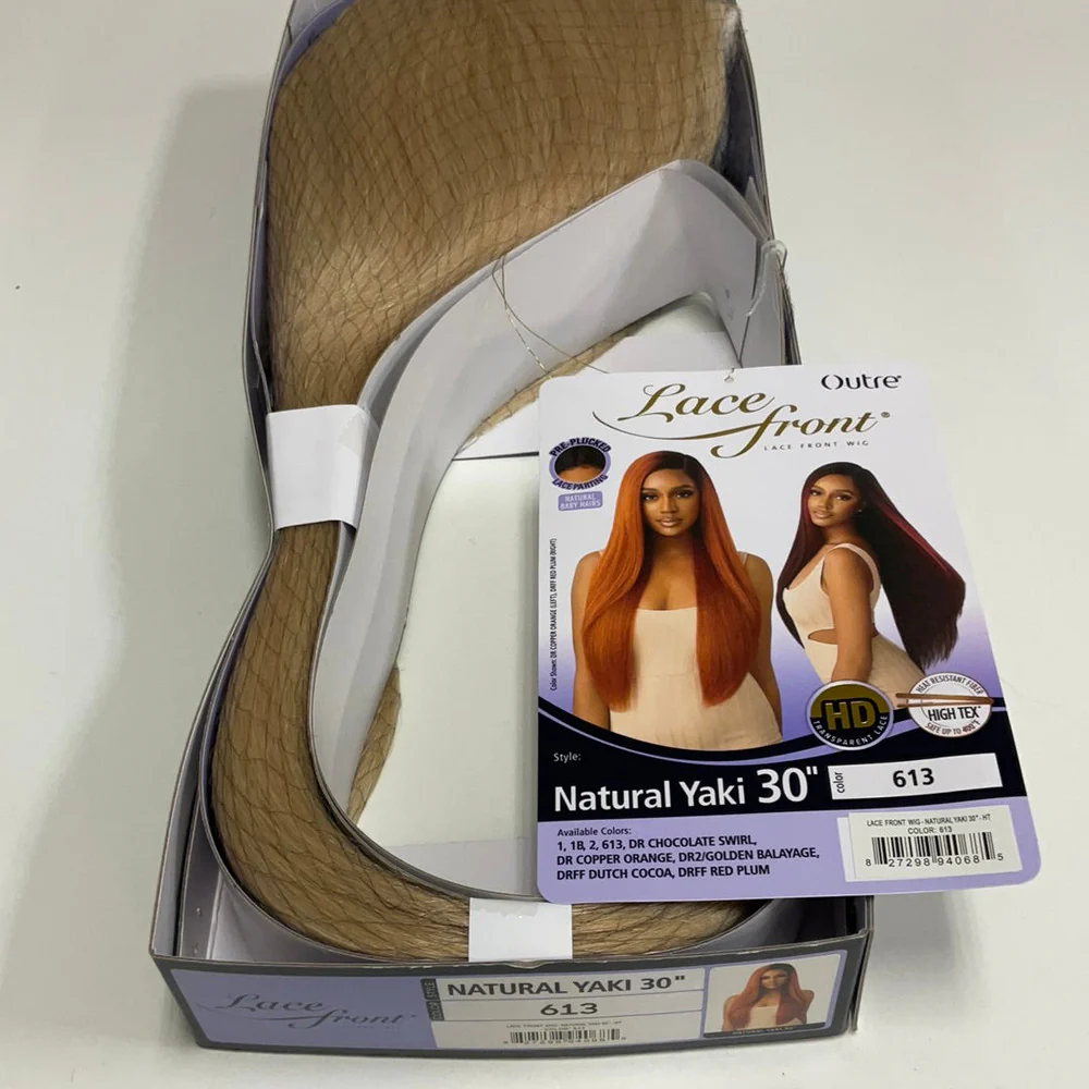 Outre Lace Front Synthetic Lace Wig - Natural Yaki 30" - Image 11