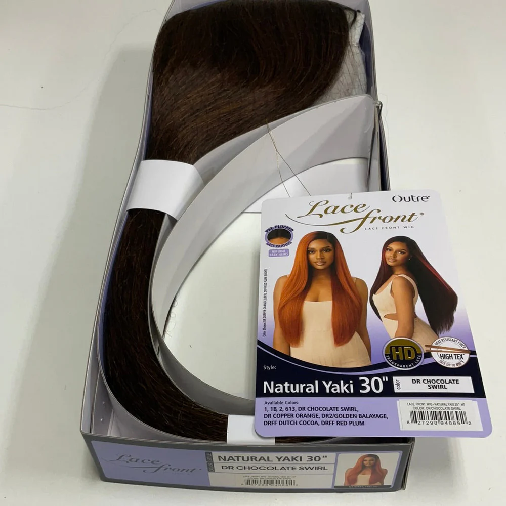 Outre Lace Front Synthetic Lace Wig - Natural Yaki 30" - Image 12