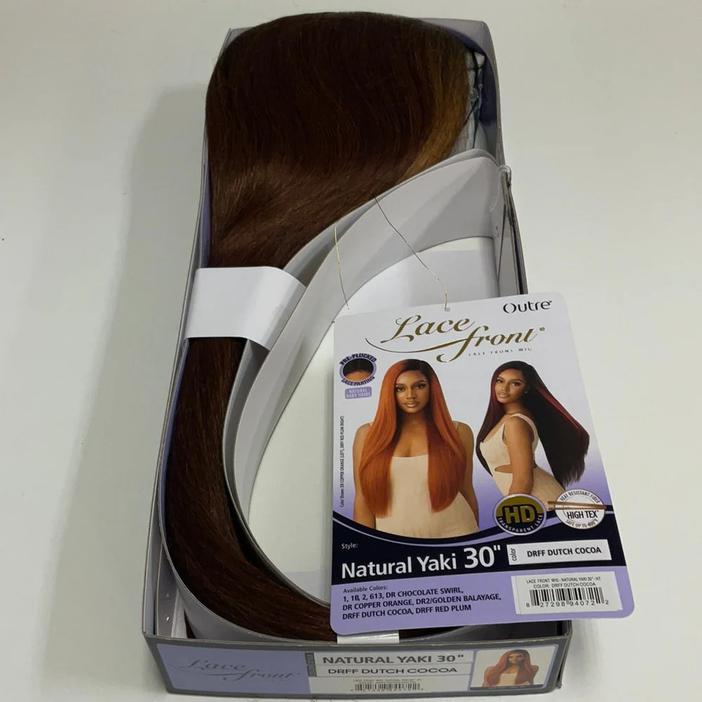 Outre Lace Front Synthetic Lace Wig - Natural Yaki 30" - Image 16