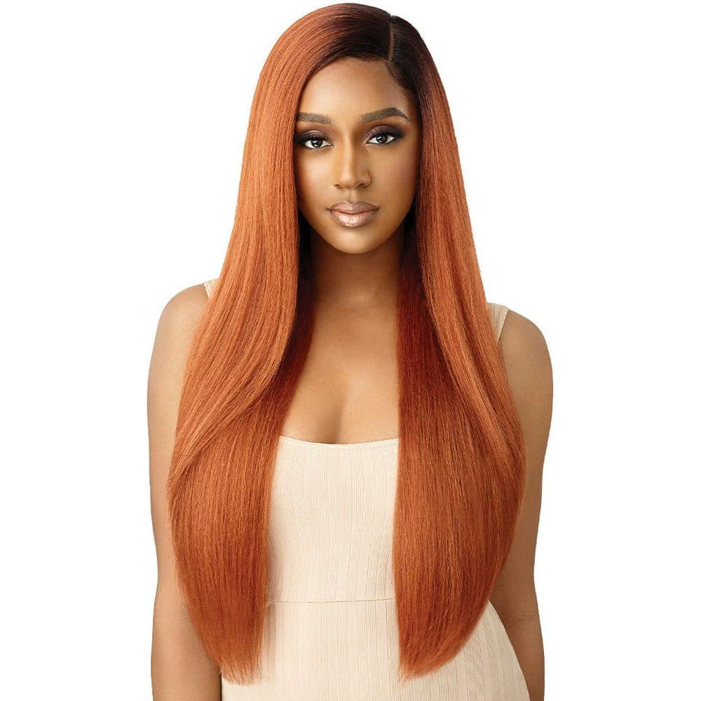 Outre Lace Front Synthetic Lace Wig - Natural Yaki 30" - Image 2