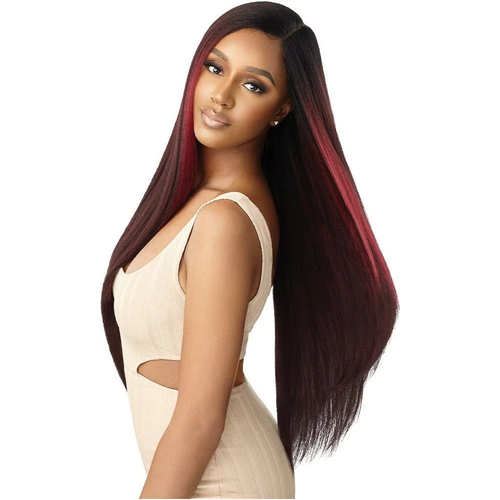 Outre Lace Front Synthetic Lace Wig - Natural Yaki 30" - Image 3