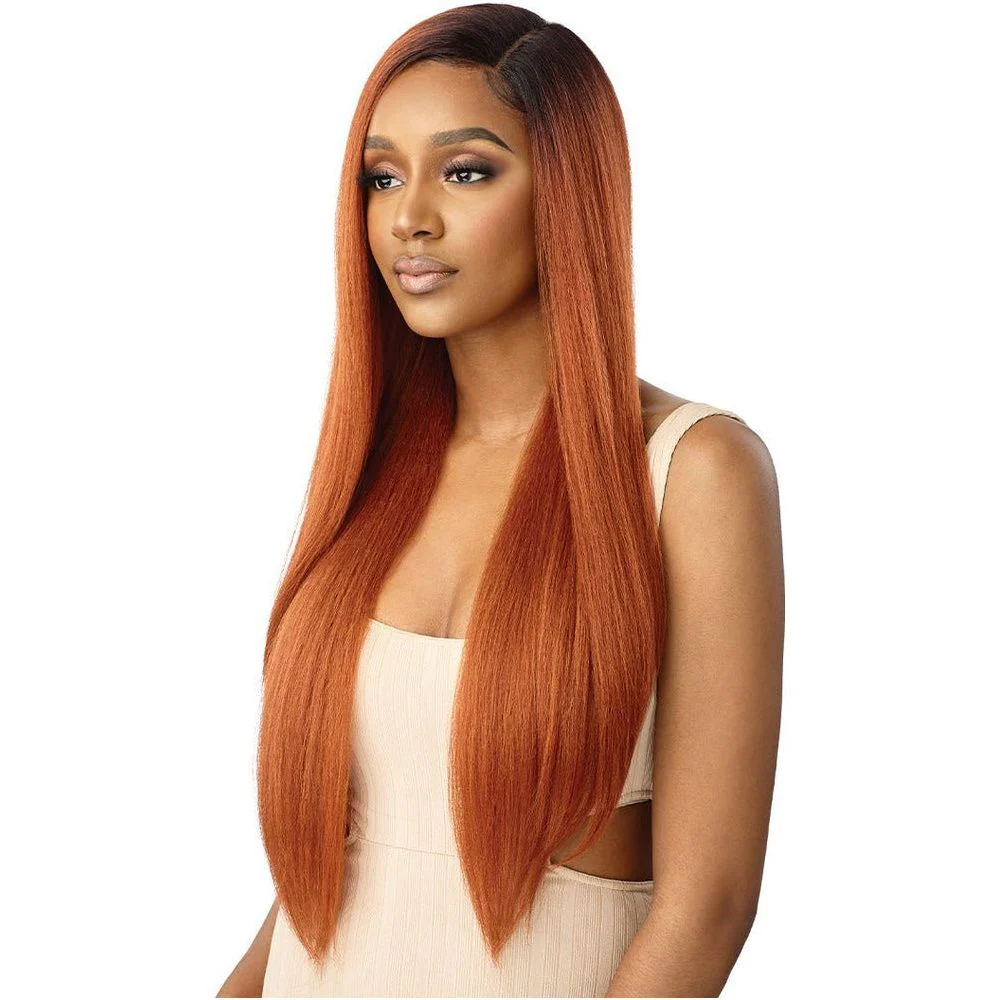 Outre Lace Front Synthetic Lace Wig - Natural Yaki 30" - Image 4
