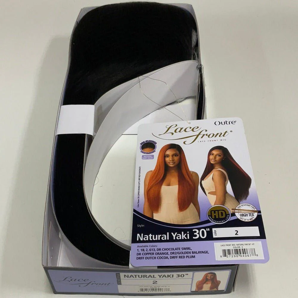 Outre Lace Front Synthetic Lace Wig - Natural Yaki 30" - Image 9