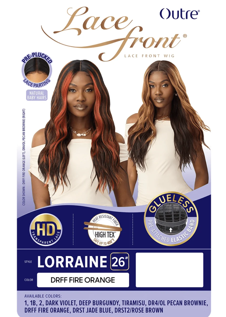 Outre Lace Front Synthetic HD Lace Front Wig - Lorraine - Image 7