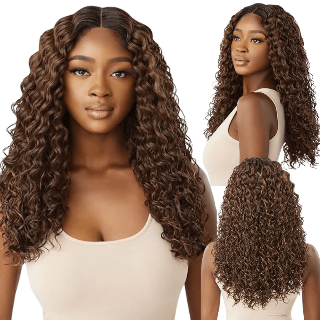 Outre Lace Front Wet & Wavy Synthetic HD Lace Front Wig - Yasha