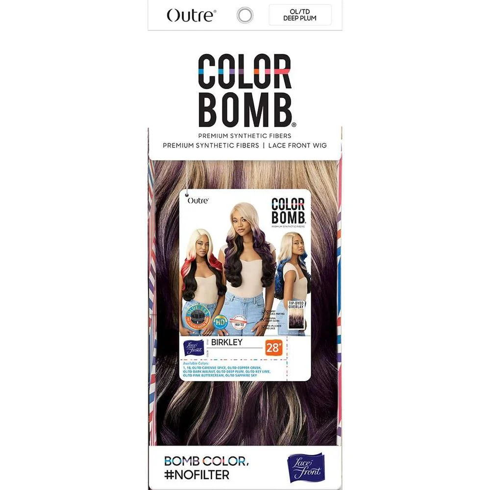 Outre Color Bomb Synthetic Lace Front Wig - Birkley - Image 8