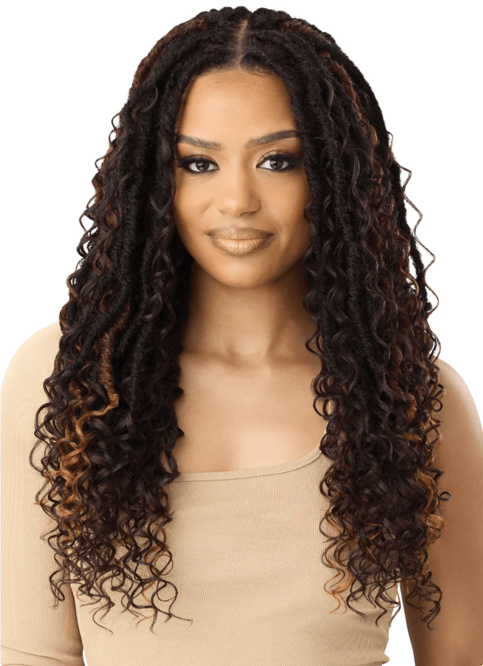 Outre Lace Frontal Wig 13x4 Boho Deep Locs - 26" - Image 2