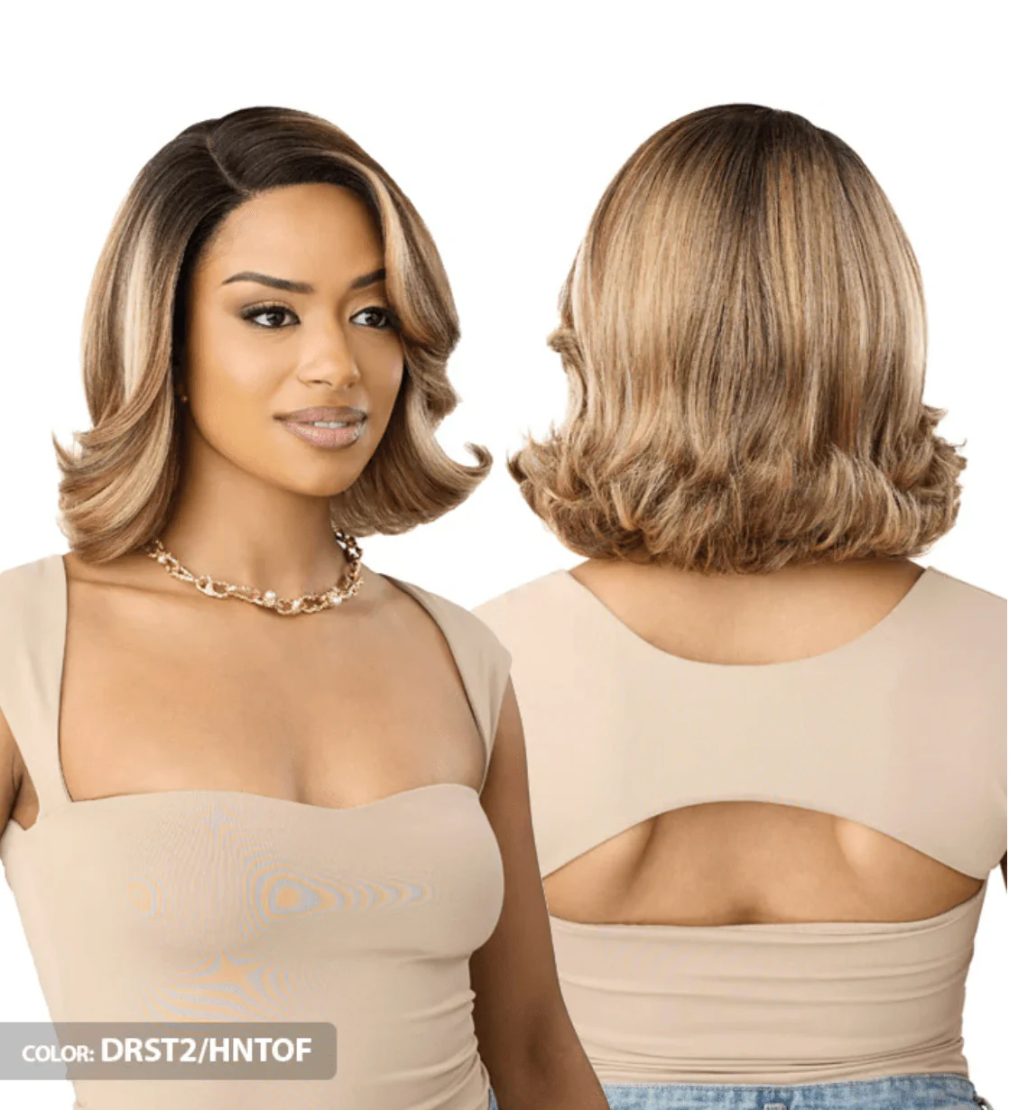 Outre Lacefront Synthetic Lace Front Wig - Fabia - Image 2
