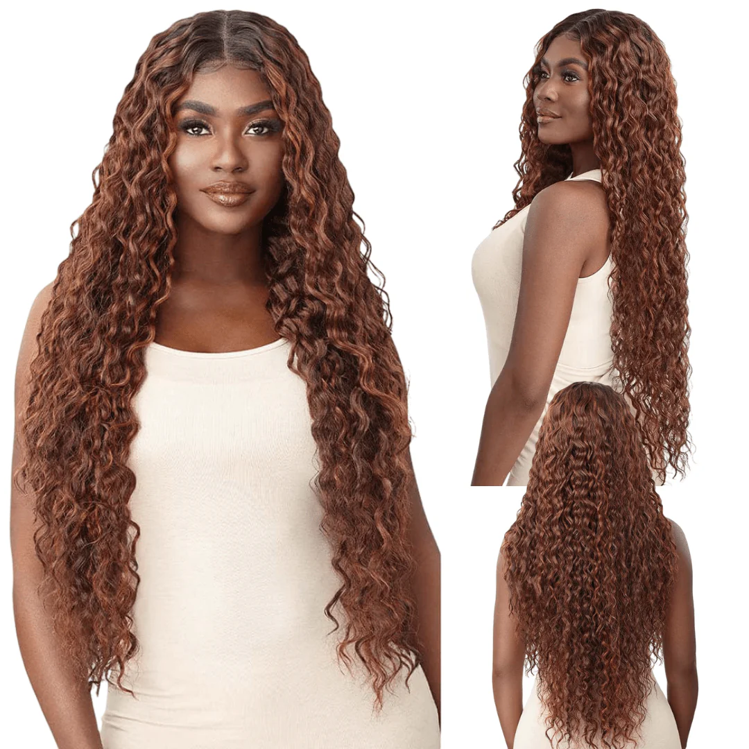 Outre Melted Hairline Synthetic HD Transparent Lace Front Wig - Kallara