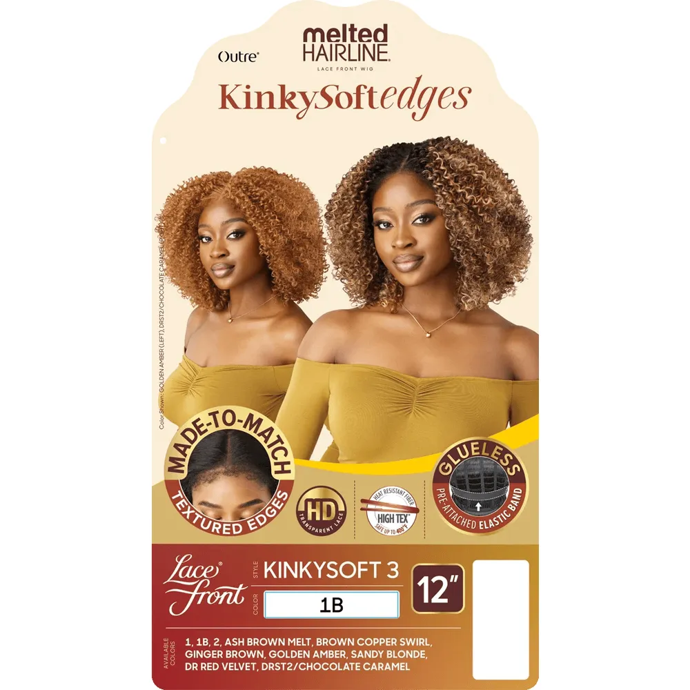 Outre Melted Hairline Kinky Soft Edges HD Lace Front Wig - Kinky Soft 3 - Image 7