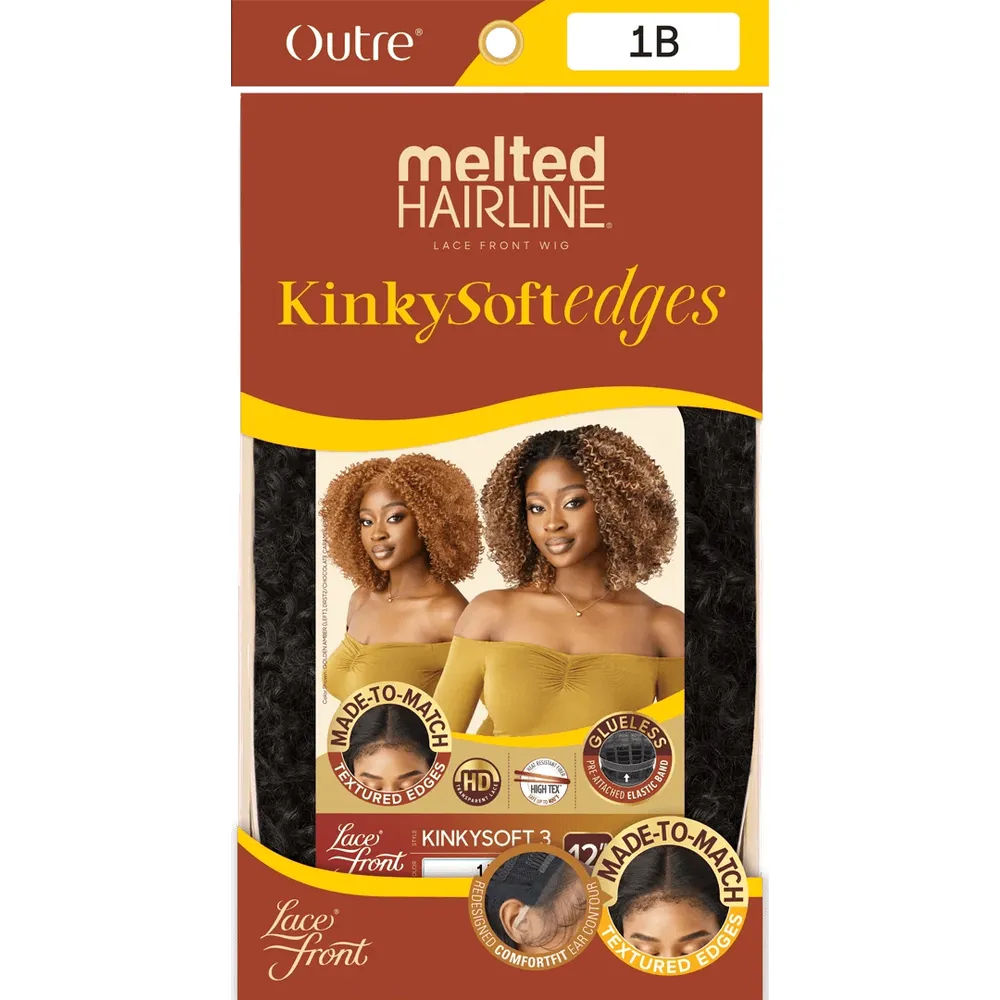 Outre Melted Hairline Kinky Soft Edges HD Lace Front Wig - Kinky Soft 3 - Image 8