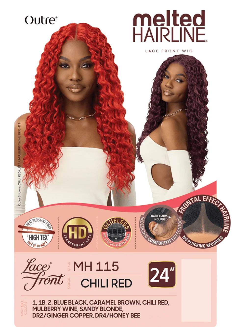 Outre Melted Hairline Synthetic HD Lace Front Wig – MH 115 - Image 8