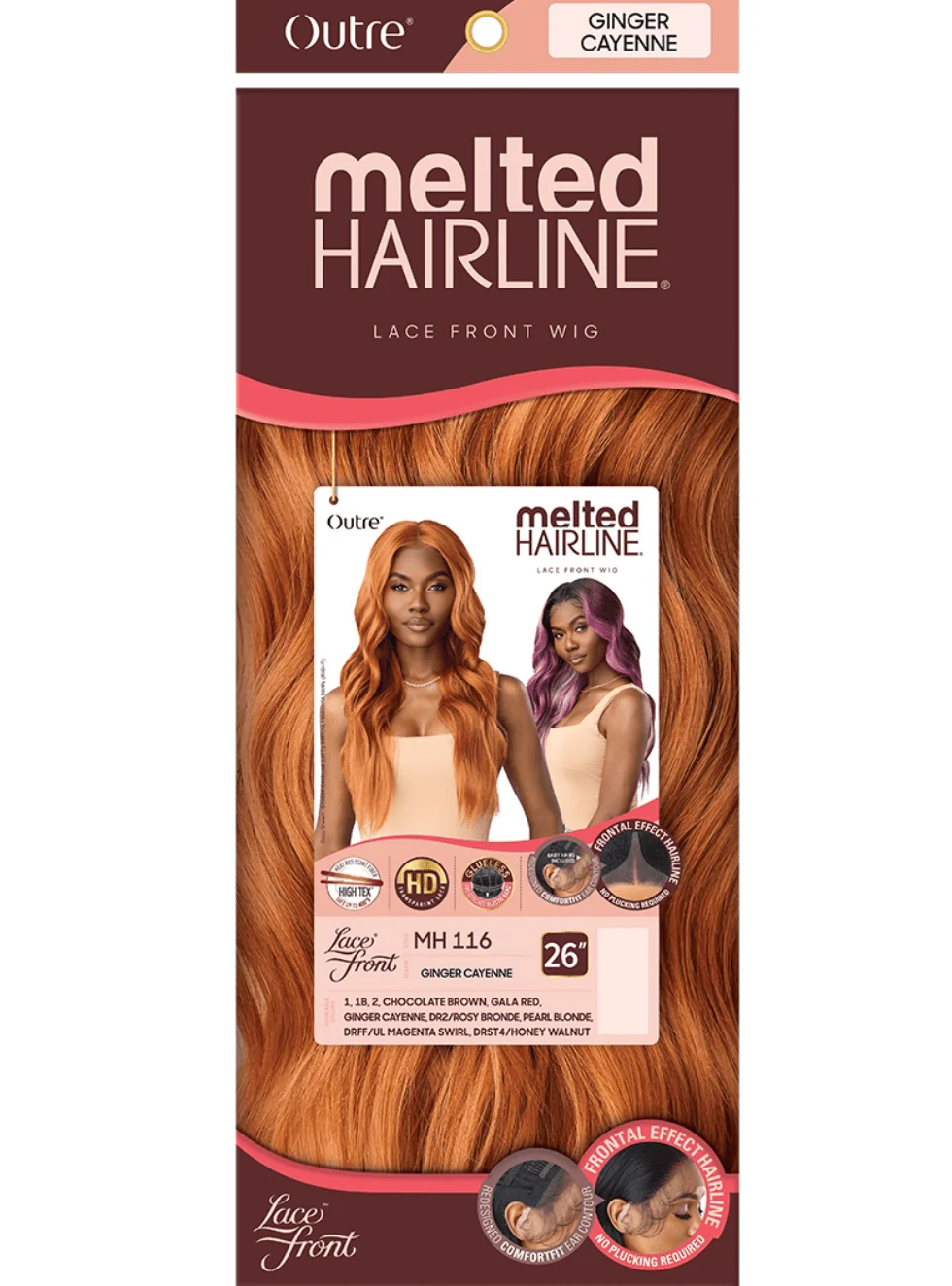 Outre Melted Hairline Synthetic HD Lace Front Wig – MH 116 - Image 8