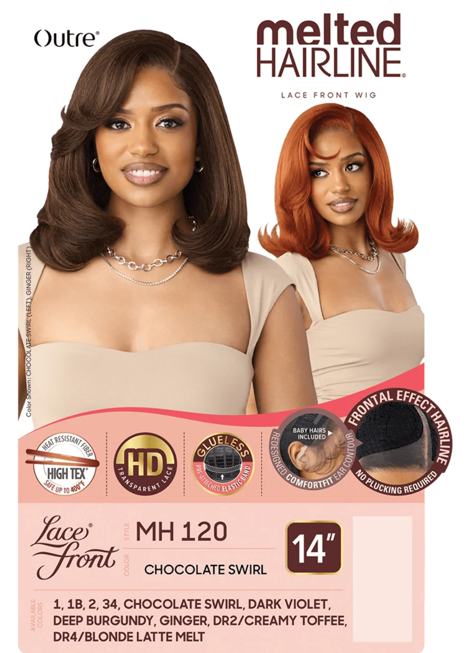 Outre Melted Hairline Synthetic HD Lace Front Wig โ MH 120 - Image 7