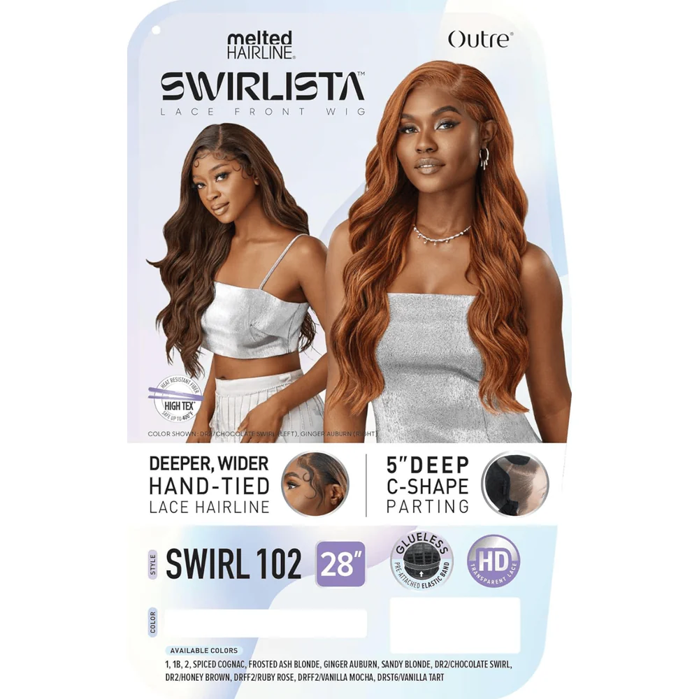 Outre Melted Hairline Swirlista HD Synthetic Lace Front Wig - Swirl 102 - Image 8