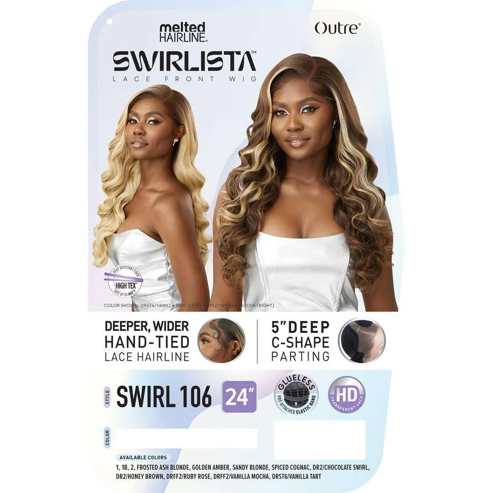 Outre Melted Hairline Swirlista HD Synthetic Lace Front Wig - Swirl 106 - Image 6