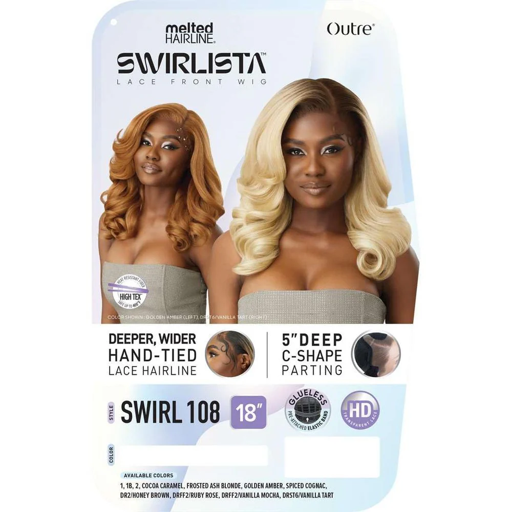 Outre Melted Hairline Swirlista HD Synthetic Lace Front Wig - Swirl 108 - Image 5