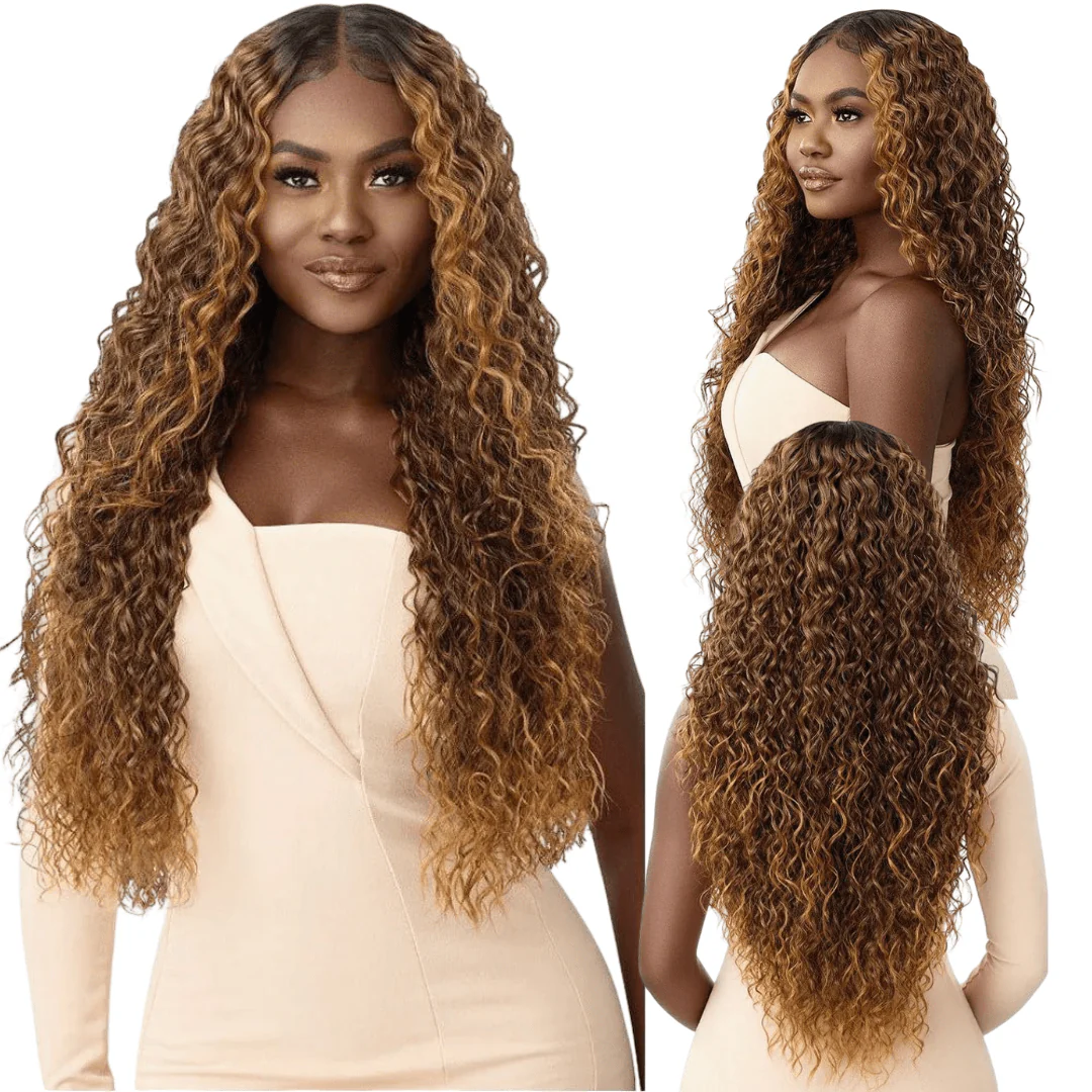 Outre Melted Hairline Synthetic HD Transparent Lace Front Wig - Rafaella