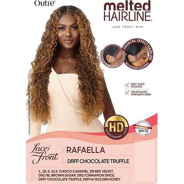 Outre Melted Hairline Synthetic HD Transparent Lace Front Wig - Rafaella - Image 7