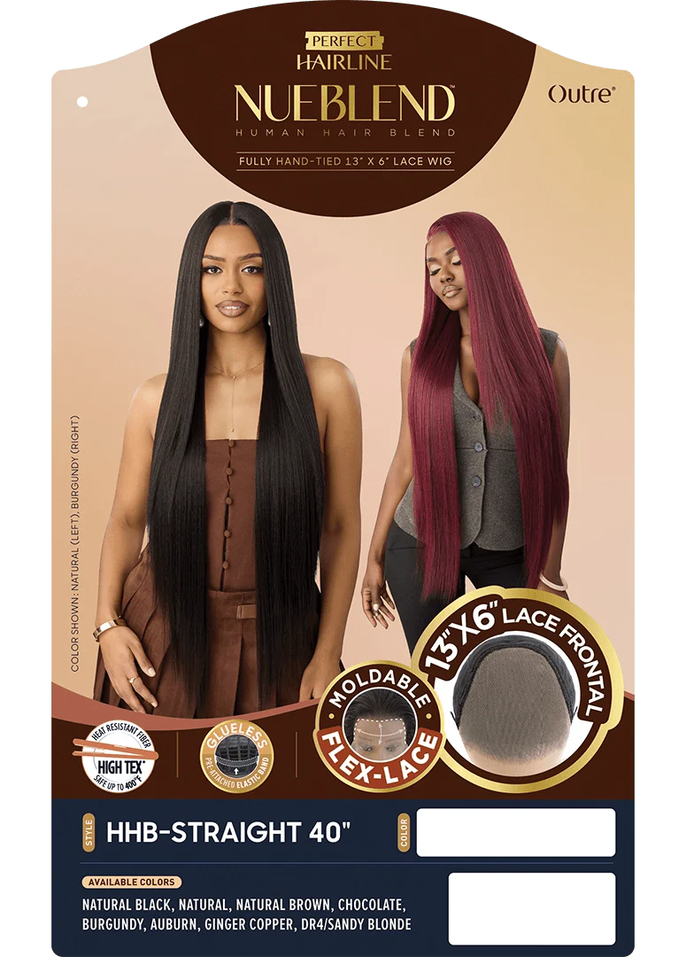 Outre NueBlend Perfect Hairline 13x6 Lace Frontal Wig β HHB Straight 40β - Image 3