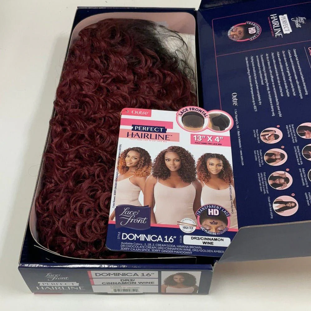 Outre Perfect Hairline 13x4 HD Synthetic Lace Front Wig - Dominica 16" - Image 10
