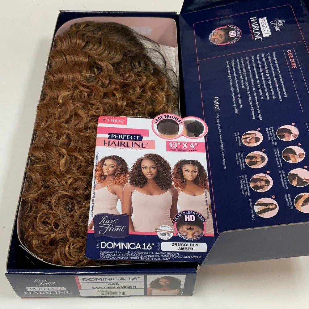 Outre Perfect Hairline 13x4 HD Synthetic Lace Front Wig - Dominica 16" - Image 8