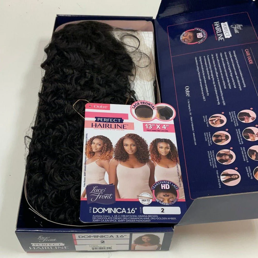 Outre Perfect Hairline 13x4 HD Synthetic Lace Front Wig - Dominica 16" - Image 9