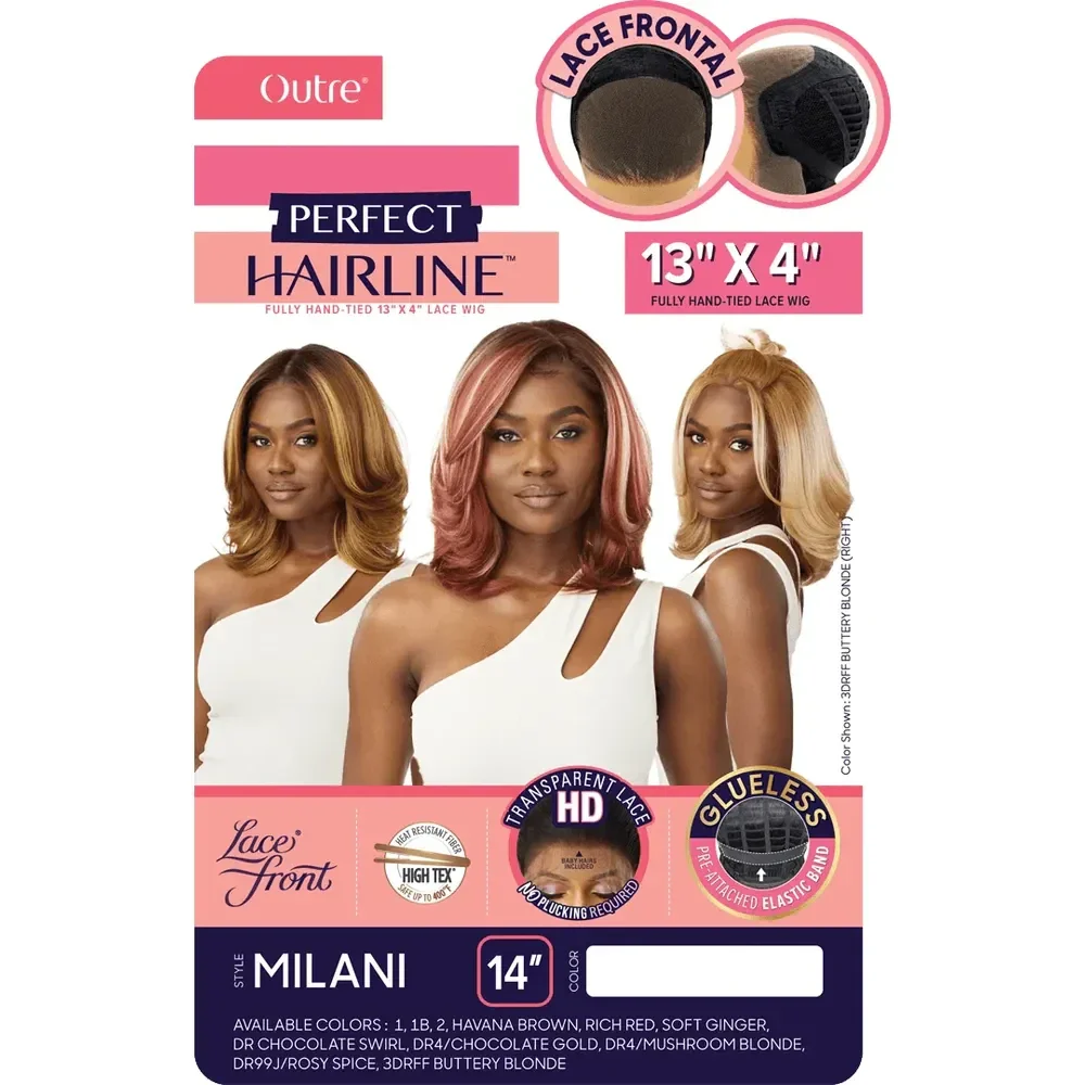 Outre Perfect Hairline 13x4 Synthetic HD Lace Front Wig - Milani - Image 7